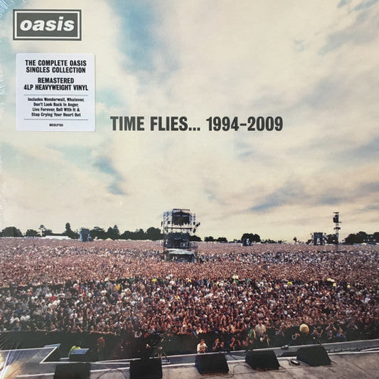 Oasis (2) - Time Flies... 1994-2009 (4xLP, RM + Box, Album, Comp, RE)